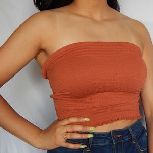 Ribbed tube top 💓